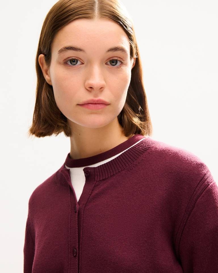 Áo cardigan len merino KENZO Signature