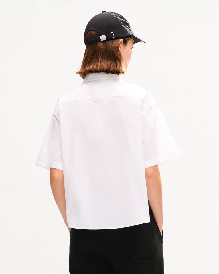 Áo sơ mi nữ cotton ngắn tay KENZO Signature
