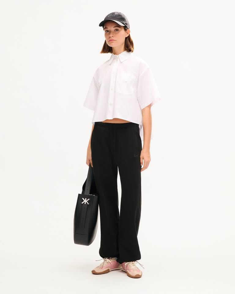 Áo sơ mi nữ cotton ngắn tay KENZO Signature