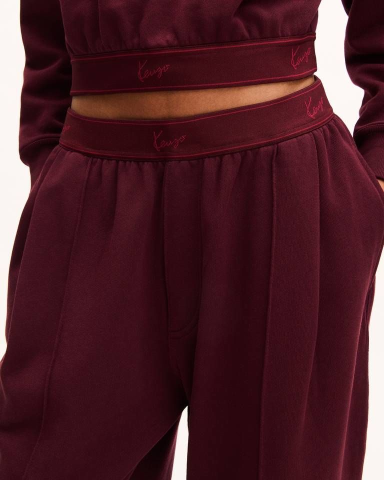Quần ống đứng cạp chun KENZO Signature