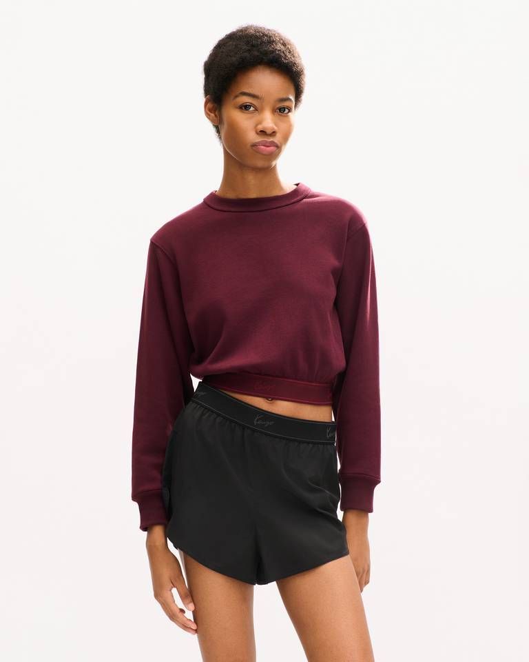 Áo sweatshirt cotton lửng KENZO Signature