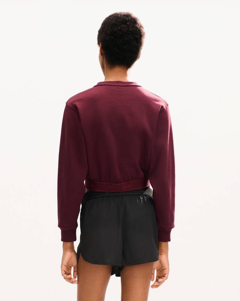 Áo sweatshirt cotton lửng KENZO Signature