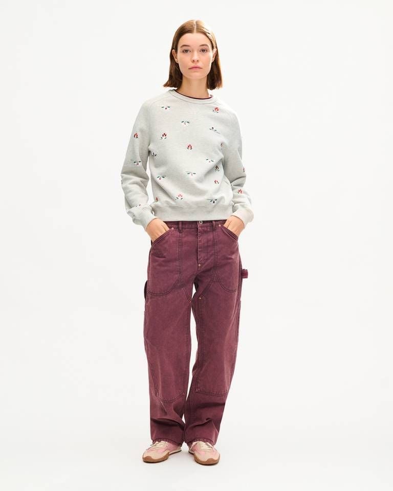 Áo sweatshirt cotton KENZO Ikat Flower