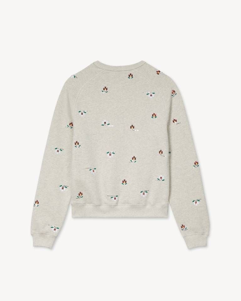 Áo sweatshirt cotton KENZO Ikat Flower