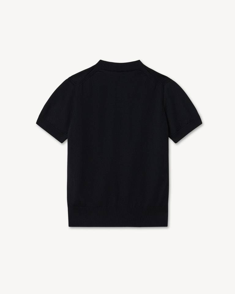 Áo len merino ngắn tay KENZO Signature