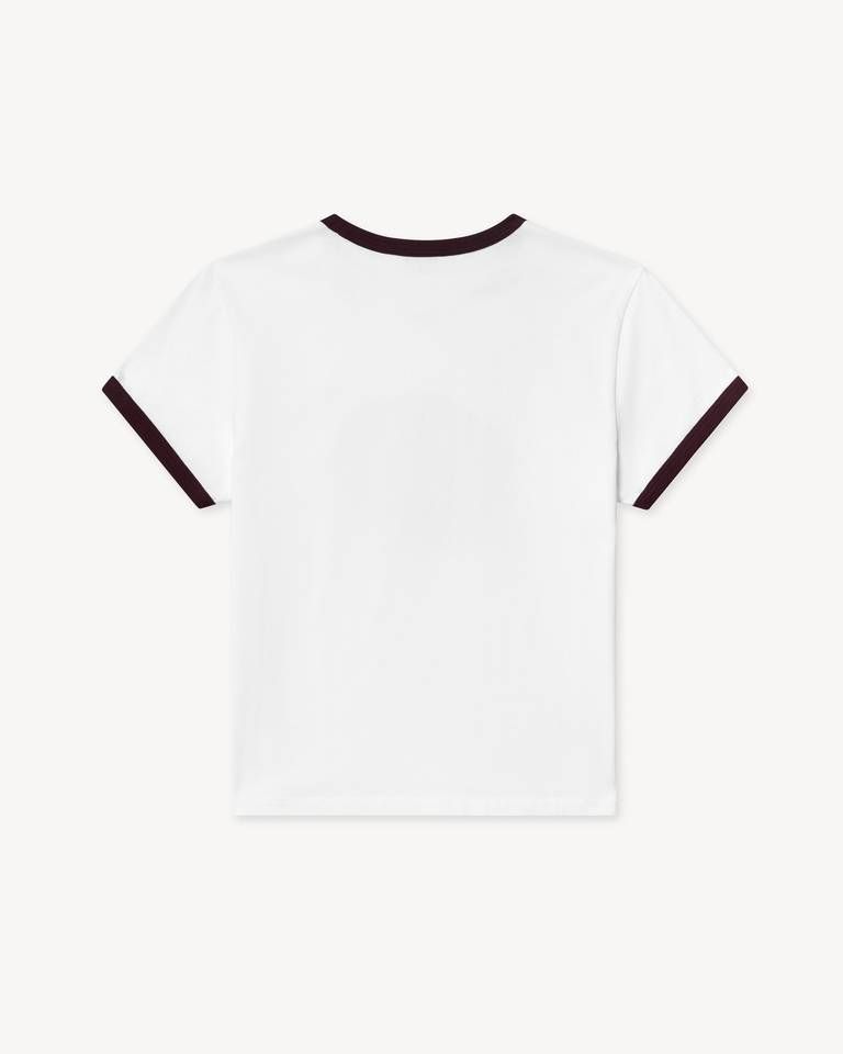 Áo thun nữ cotton họa tiết KENZO Work And Play trước ngực