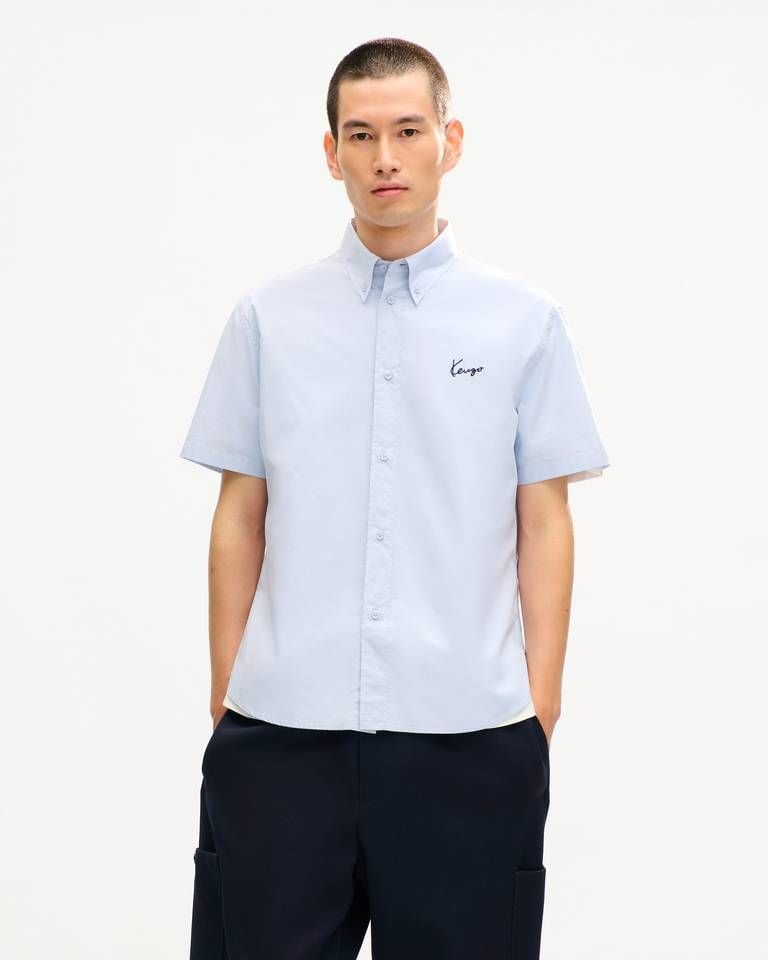 Áo sơ mi nam cotton ngắn tay KENZO Signature