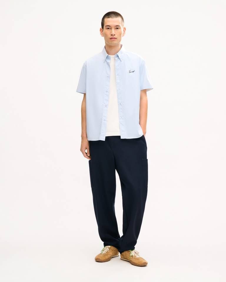 Áo sơ mi nam cotton ngắn tay KENZO Signature