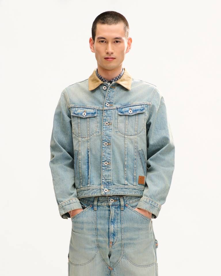 Áo khoác trucker denim Nhật Bản KENZO Work And Play