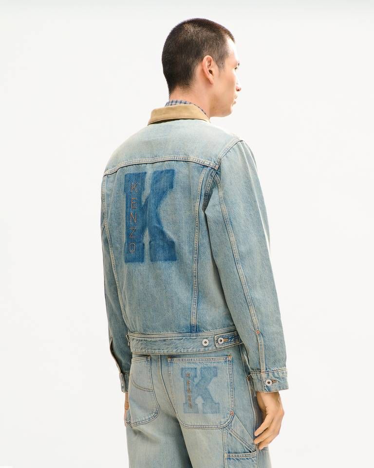 Áo khoác trucker denim Nhật Bản KENZO Work And Play