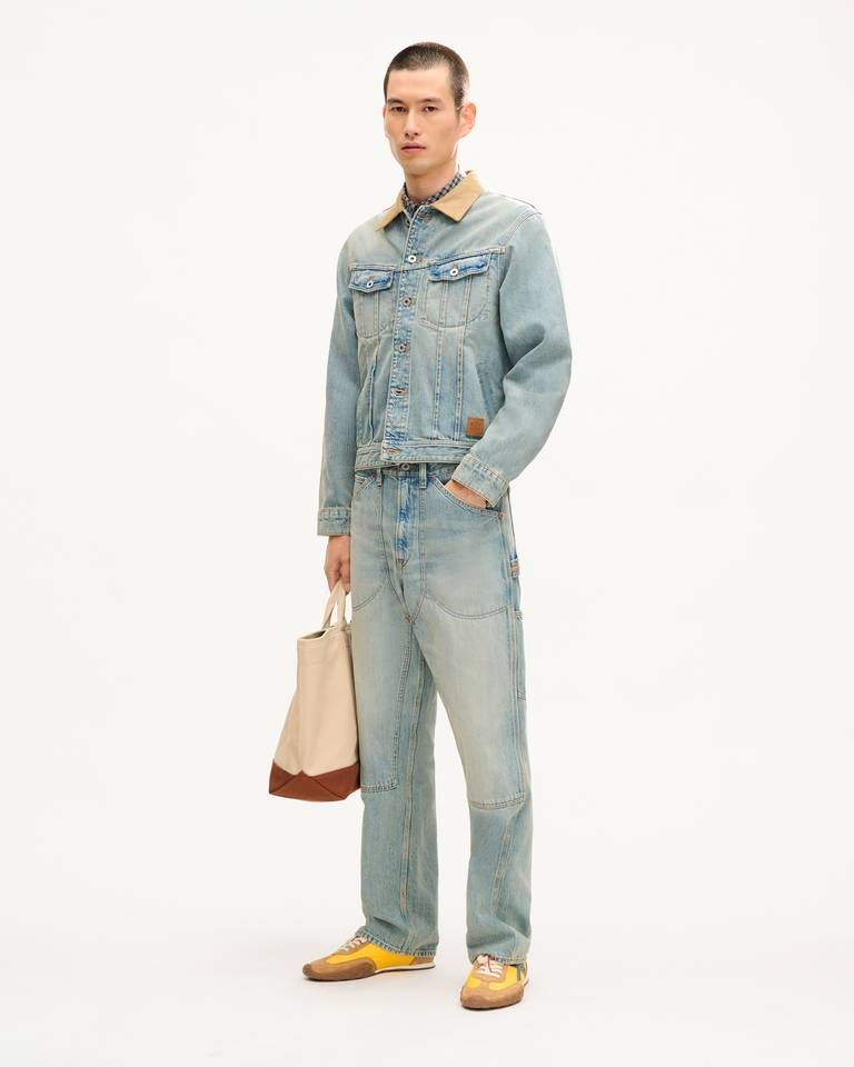 Áo khoác trucker denim Nhật Bản KENZO Work And Play