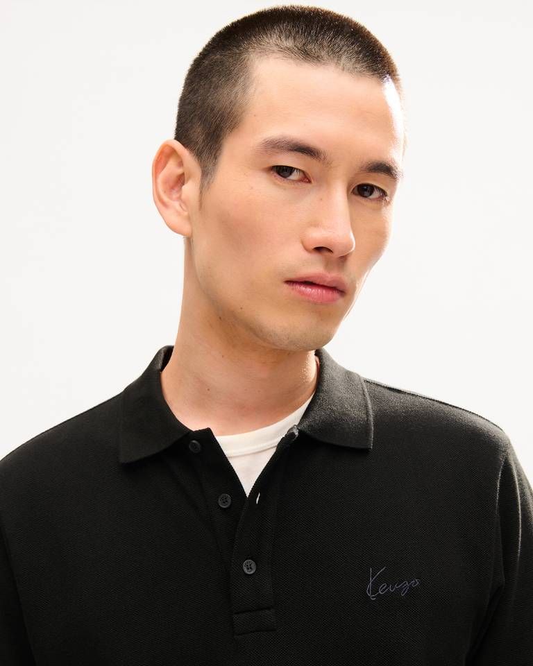 Áo polo nam cotton ôm KENZO Signature