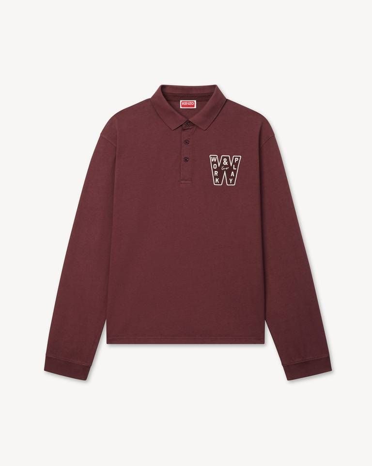 Áo polo cotton dài tay KENZO Work And Play
