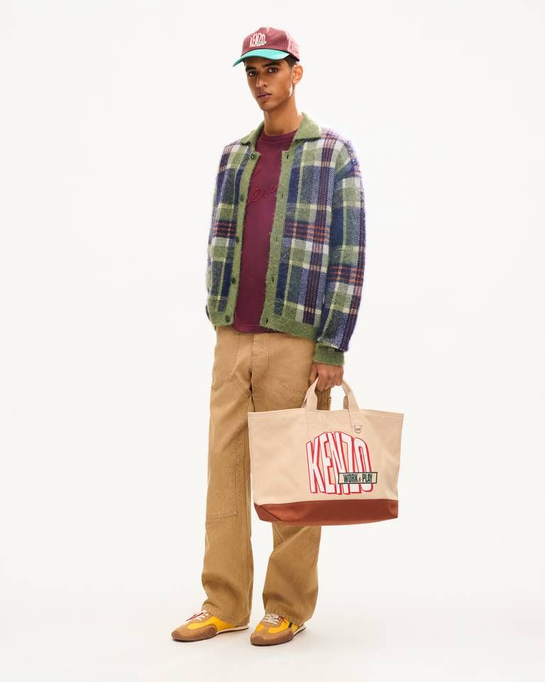 Áo thun cotton thêu KENZO Signature trước ngực