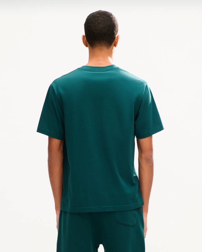 Áo thun cotton thêu KENZO Signature ngực trái