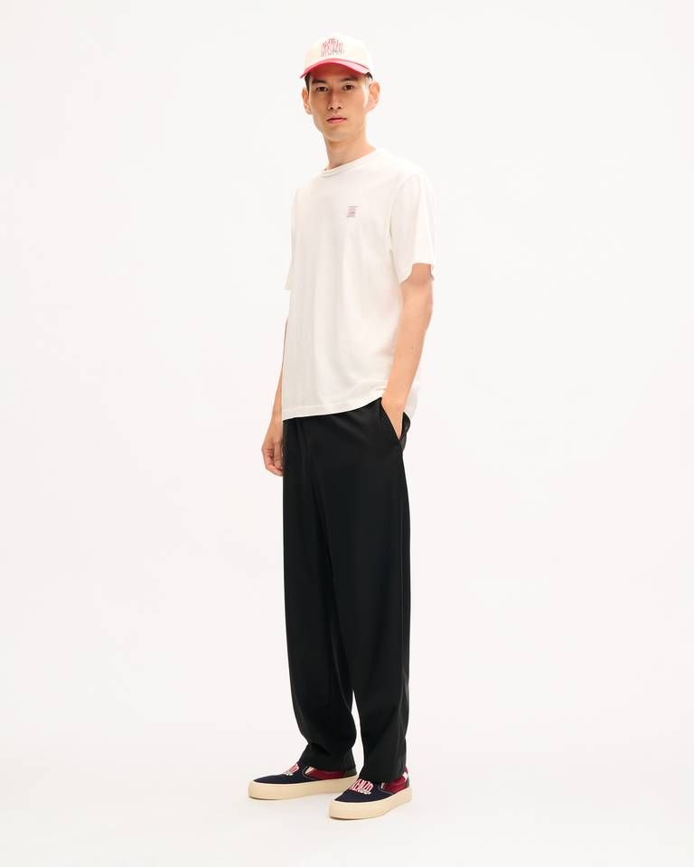 Áo thun cotton họa tiết KENZO Work And Play nhỏ ở ngực trái