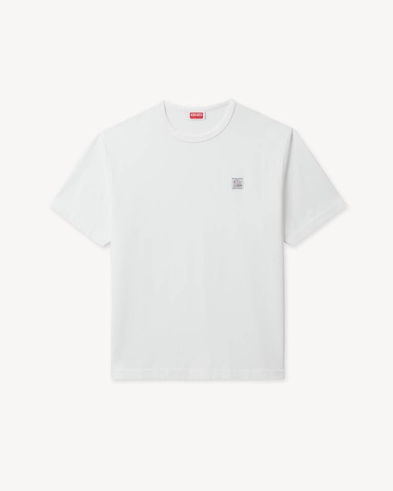 Áo thun cotton họa tiết KENZO Work And Play nhỏ ở ngực trái