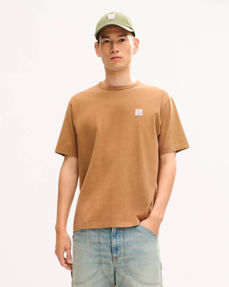 Áo thun cotton họa tiết KENZO Work And Play nhỏ ở ngực trái