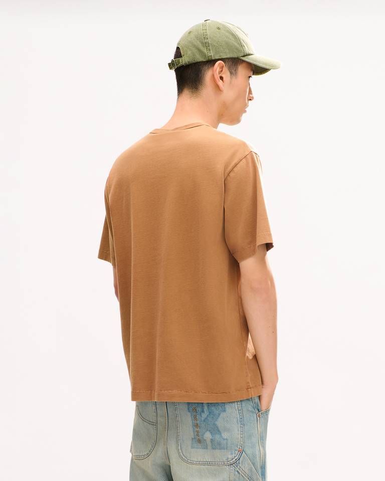 Áo thun cotton họa tiết KENZO Work And Play nhỏ ở ngực trái