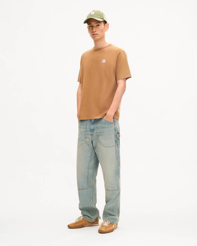 Áo thun cotton họa tiết KENZO Work And Play nhỏ ở ngực trái