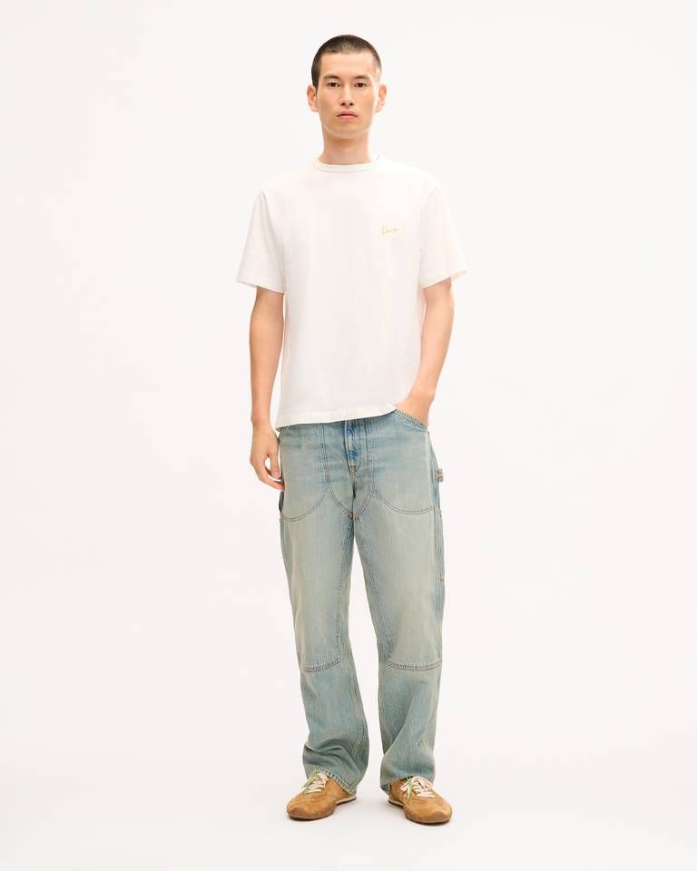 Áo thun cotton KENZO Work And Play logo W sau lưng