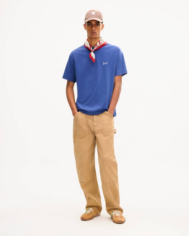 Áo thun cotton KENZO Work And Play logo W sau lưng