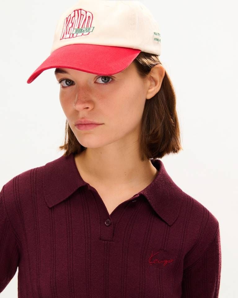 Mũ trucker cotton logo KENZO Work And Play lớn