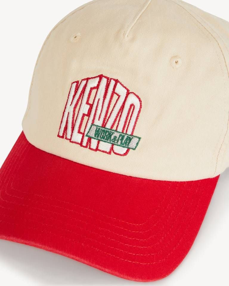 Mũ trucker cotton logo KENZO Work And Play lớn