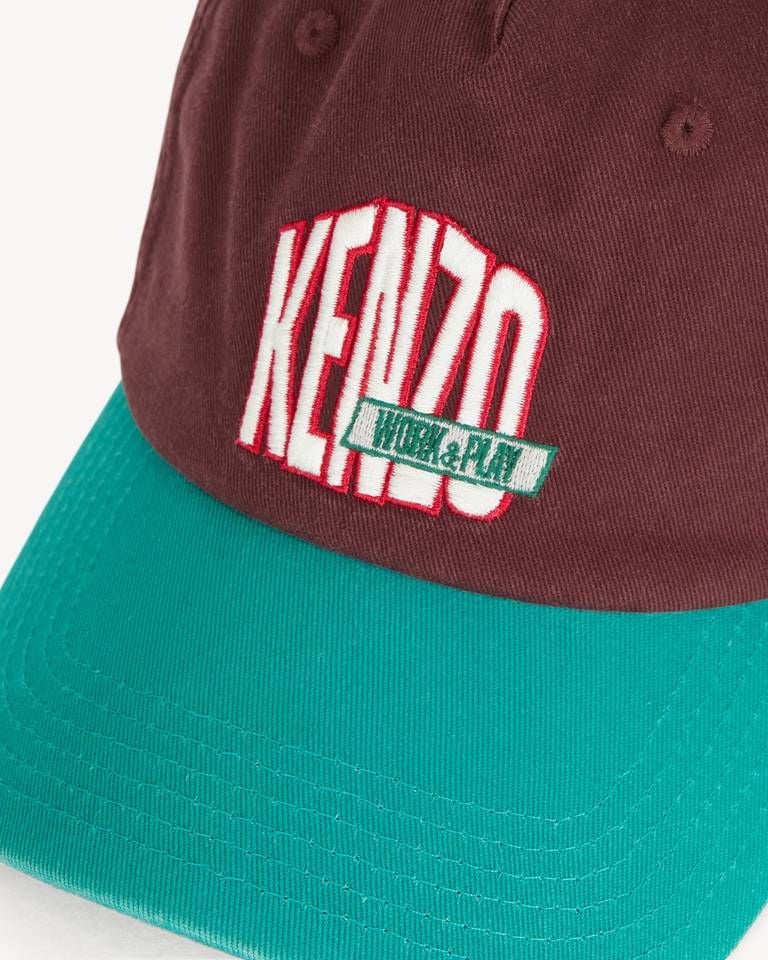 Mũ trucker cotton logo KENZO Work And Play lớn