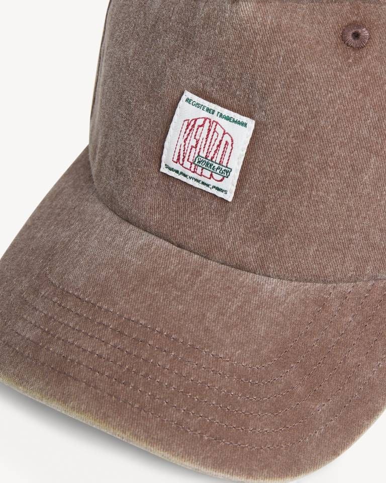 Mũ trucker cotton KENZO Work And Play dệt nhãn nhỏ