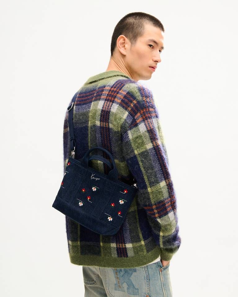 Túi tote nhỏ KENZO Ikat Flower
