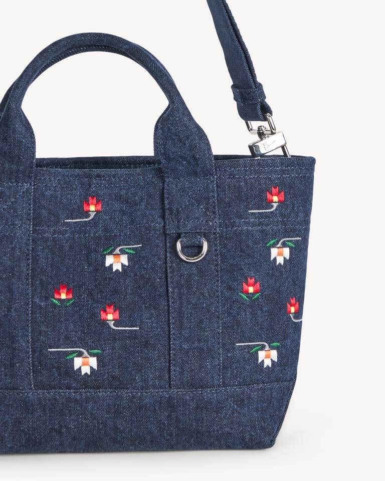 Túi tote nhỏ KENZO Ikat Flower