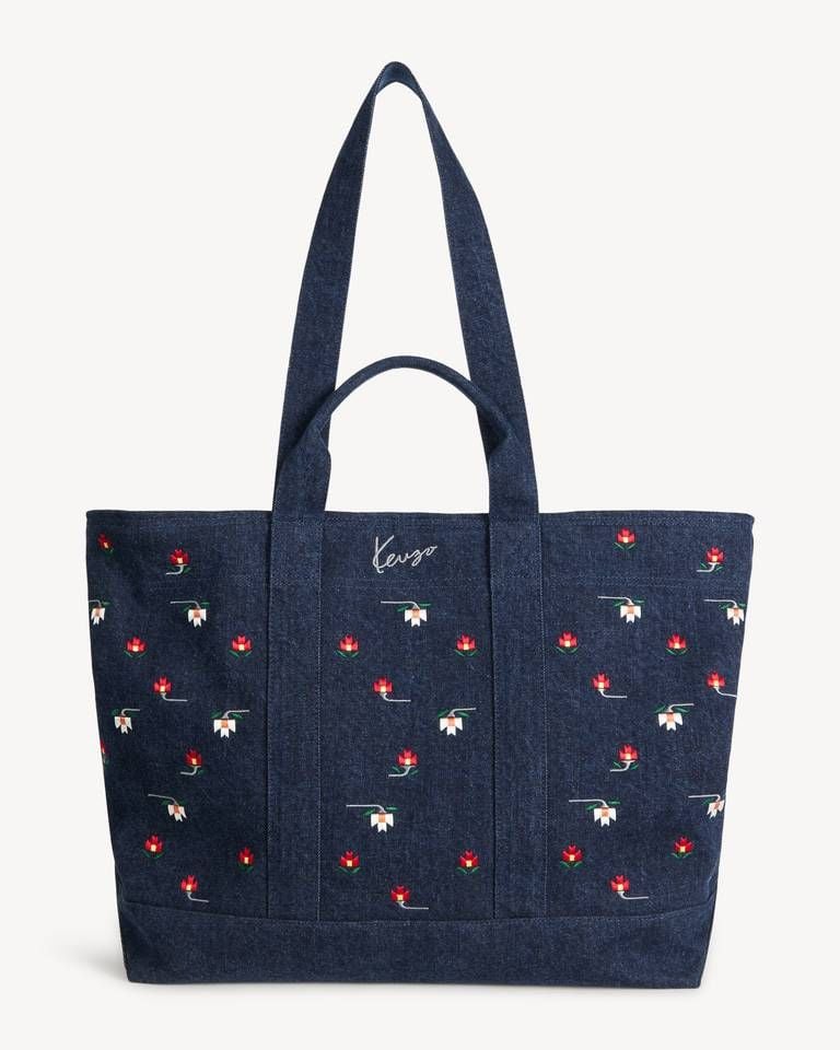 Túi tote lớn KENZO Ikat Flower