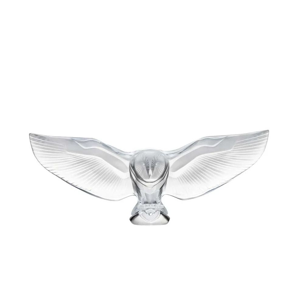 Lalique - Tượng cú Barn pha lê