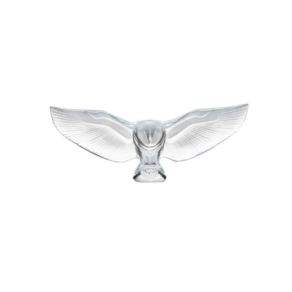 Lalique - Tượng cú Barn pha lê