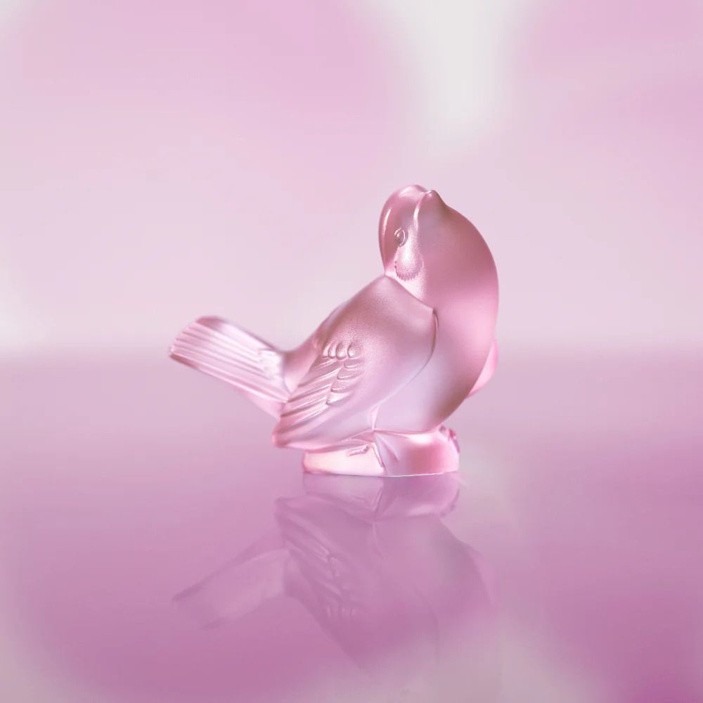 Lalique - Tượng chim sẻ ngẩng đầu