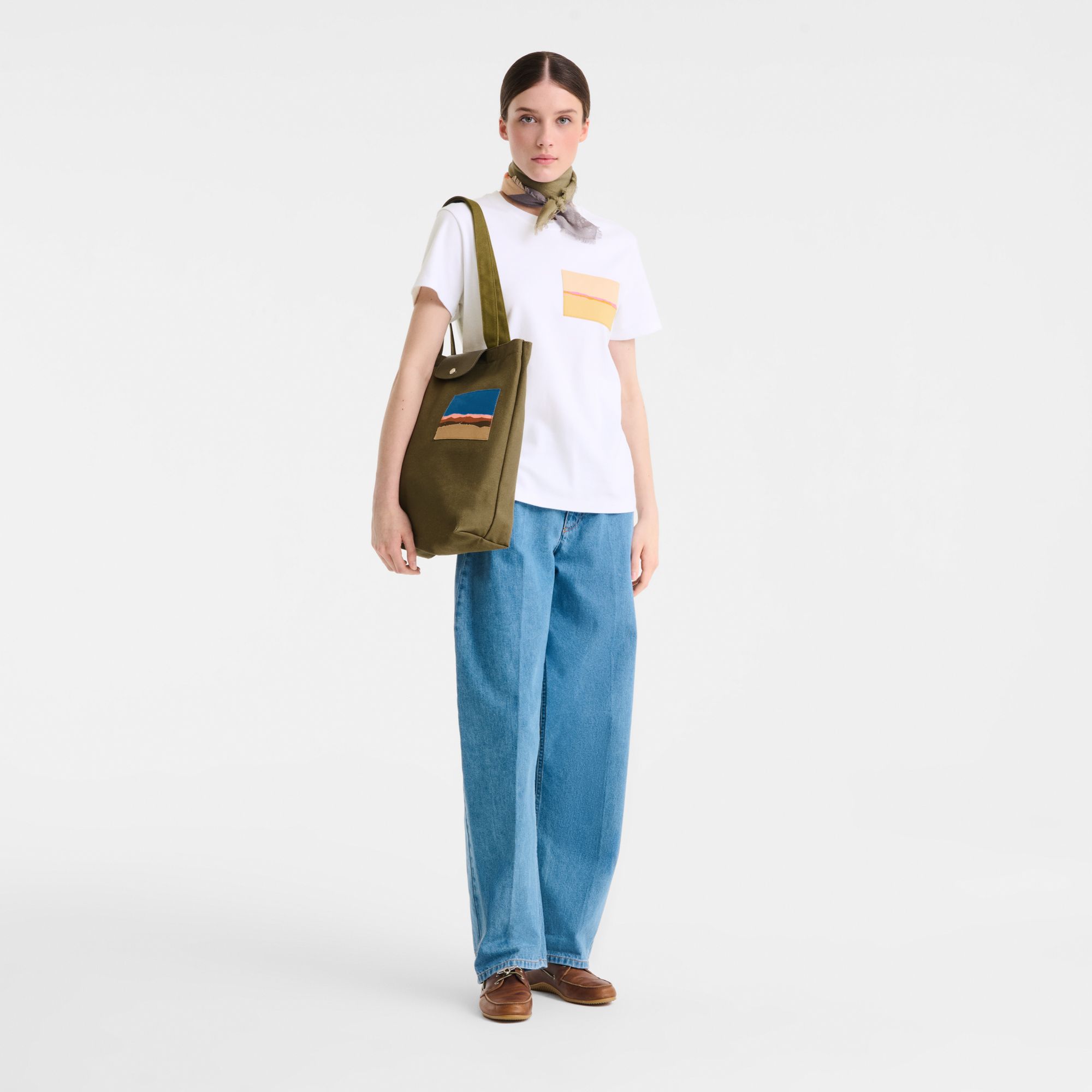 Túi tote Caroline Hélain x Longchamp M