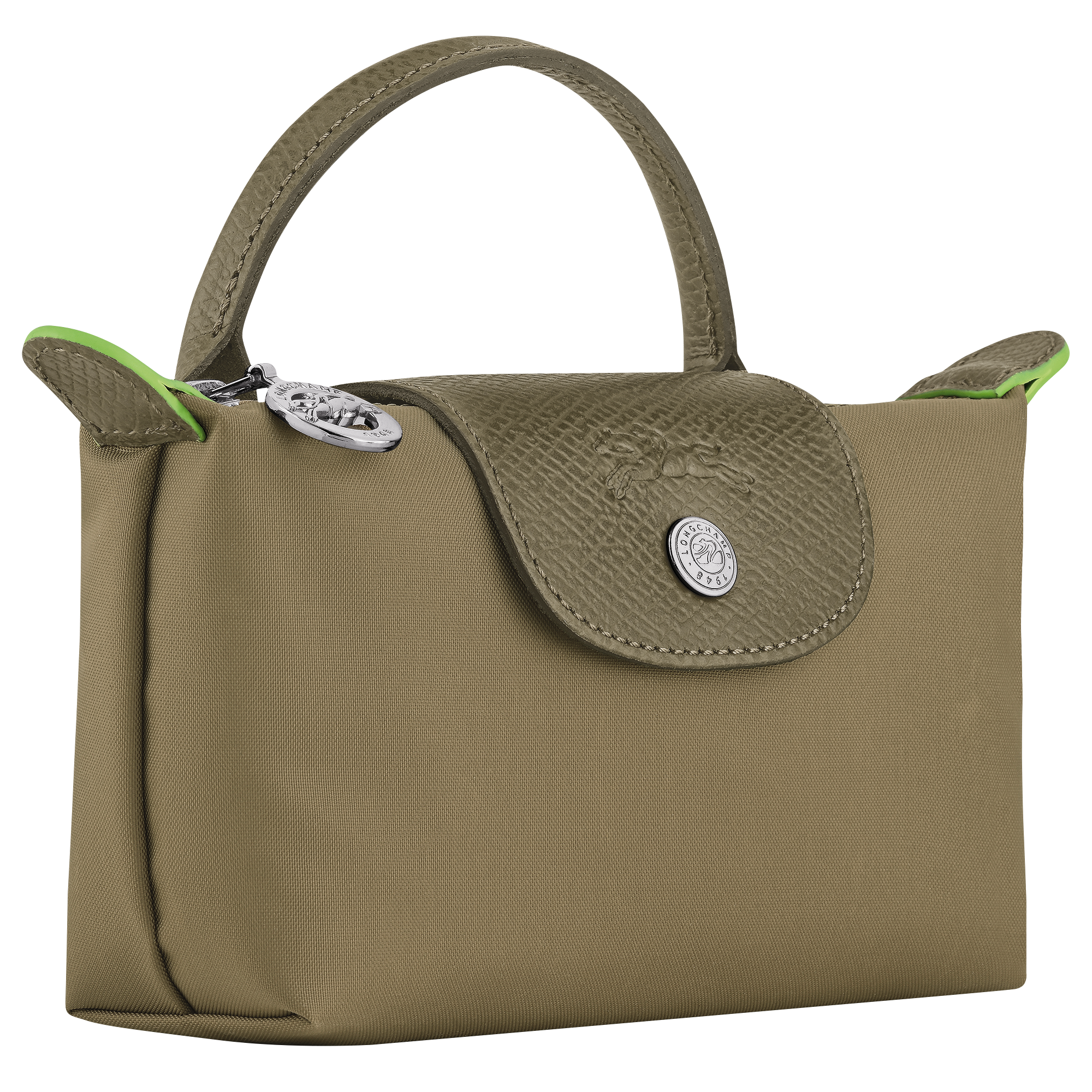 Túi mini Le Pliage Green có quai xách