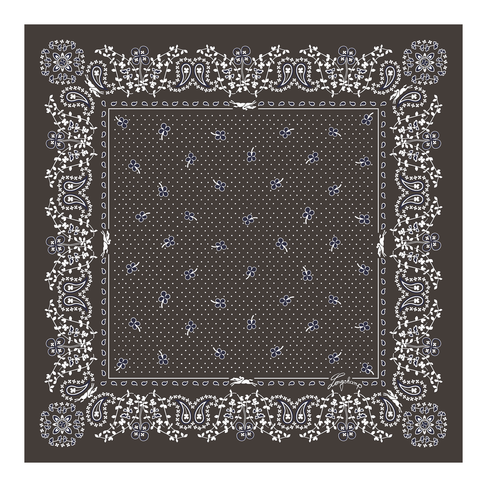 Khăn lụa French Bandana 50x50cm