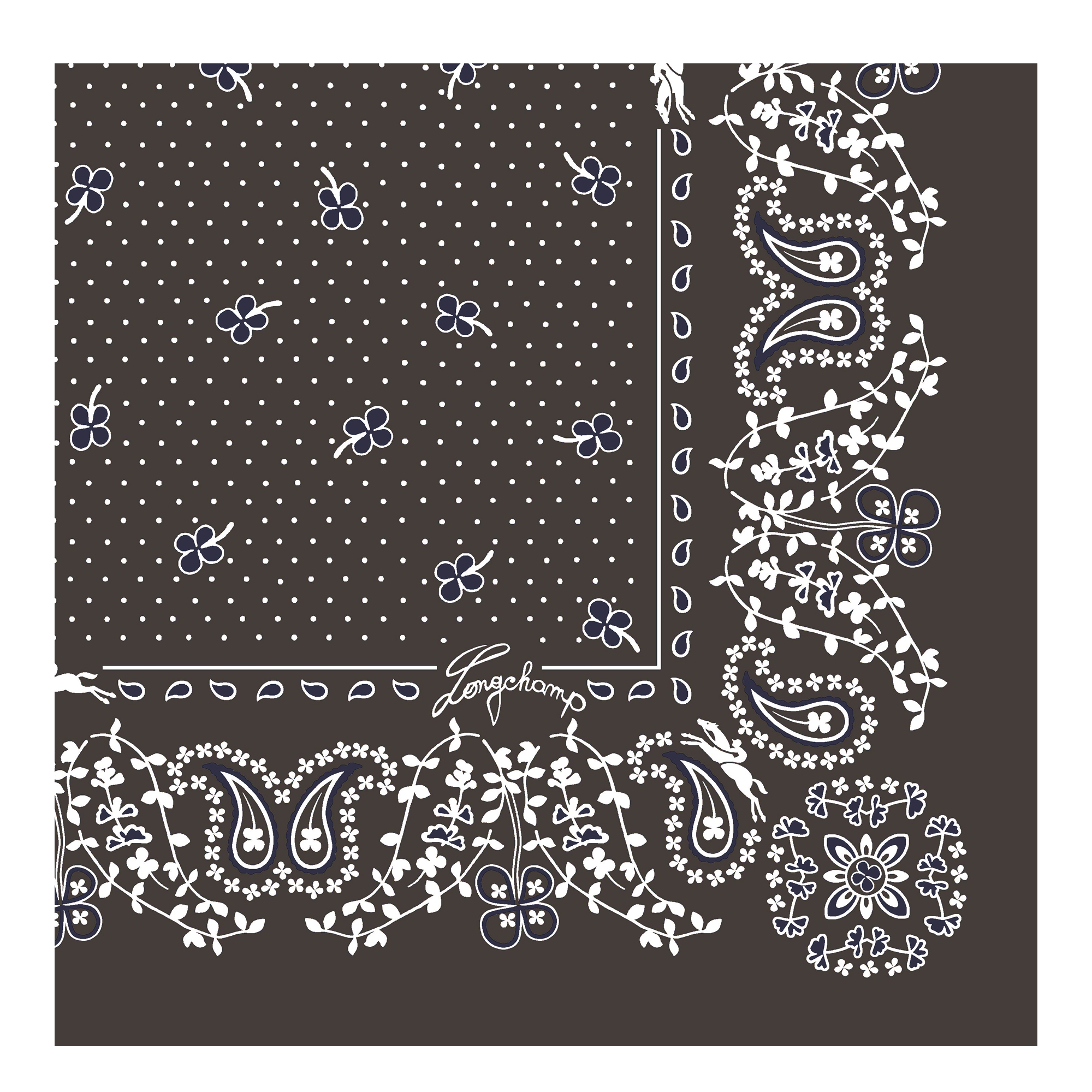 Khăn lụa French Bandana 50x50cm