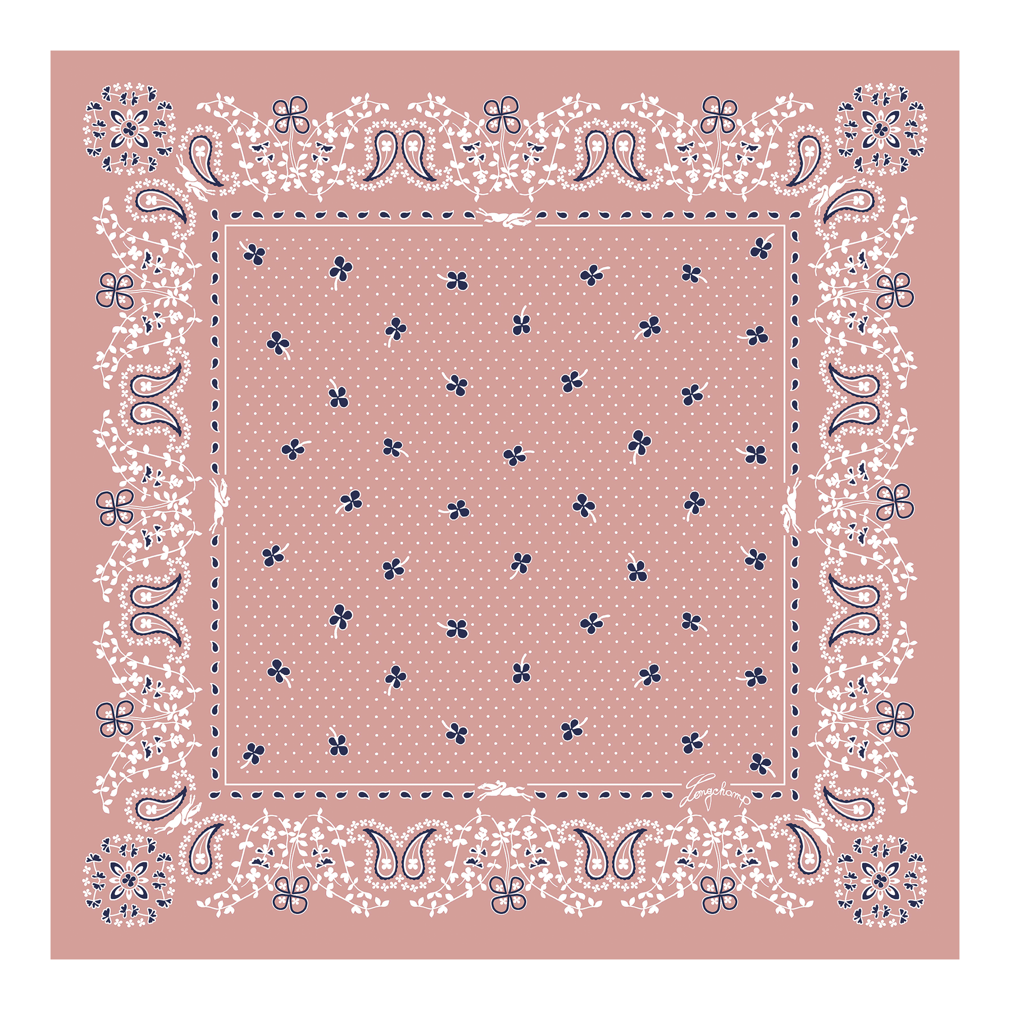 Khăn lụa French Bandana 50x50cm