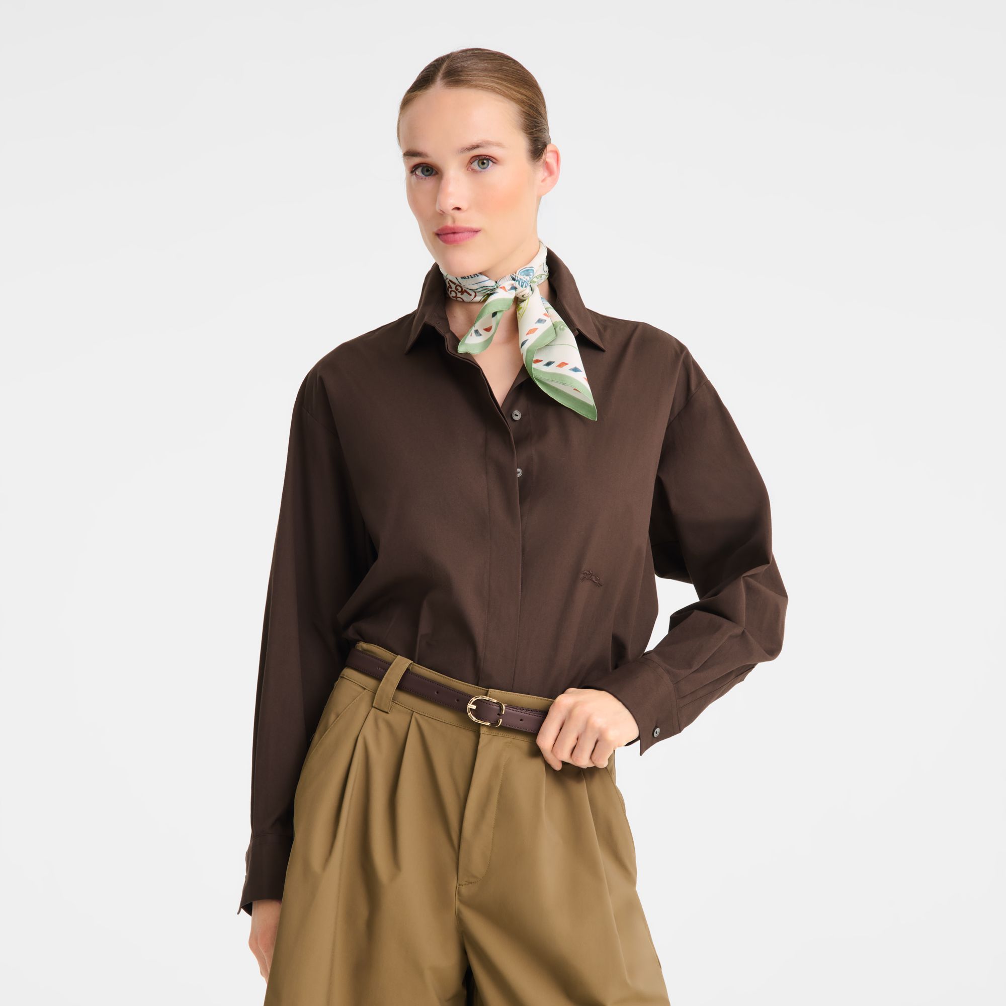 Khăn lụa Evasions Longchamp 50