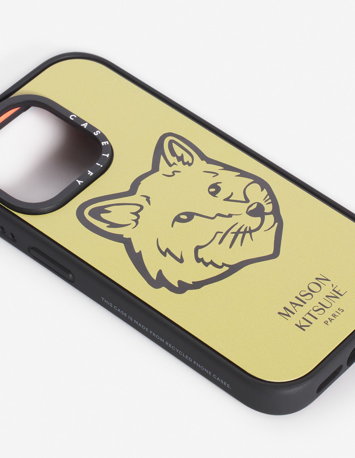 Maison Kitsuné - Ốp điện thoại Iphone 16 Pro Maison Kitsune X Casetify Bold Fox Head Magsafe