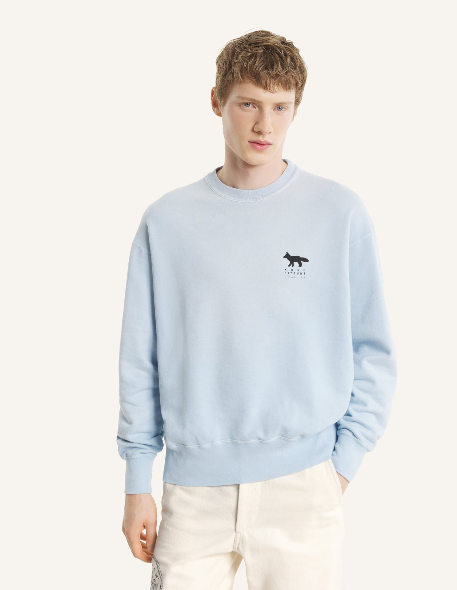 Maison Kitsuné - Áo nỉ unisex MAISON KITSUNE x KURO Sunfaded Fox