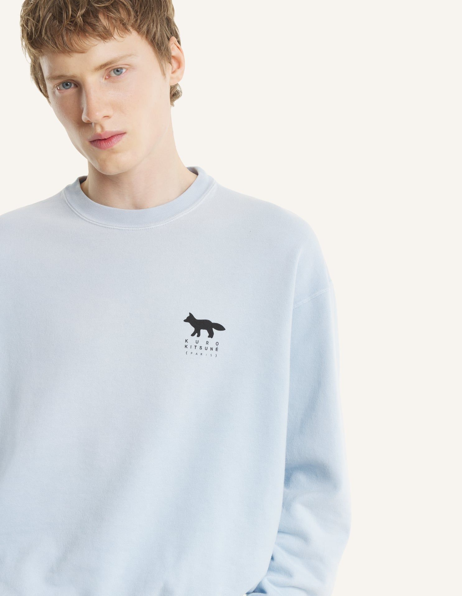 Maison Kitsuné - Áo nỉ unisex MAISON KITSUNE x KURO Sunfaded Fox