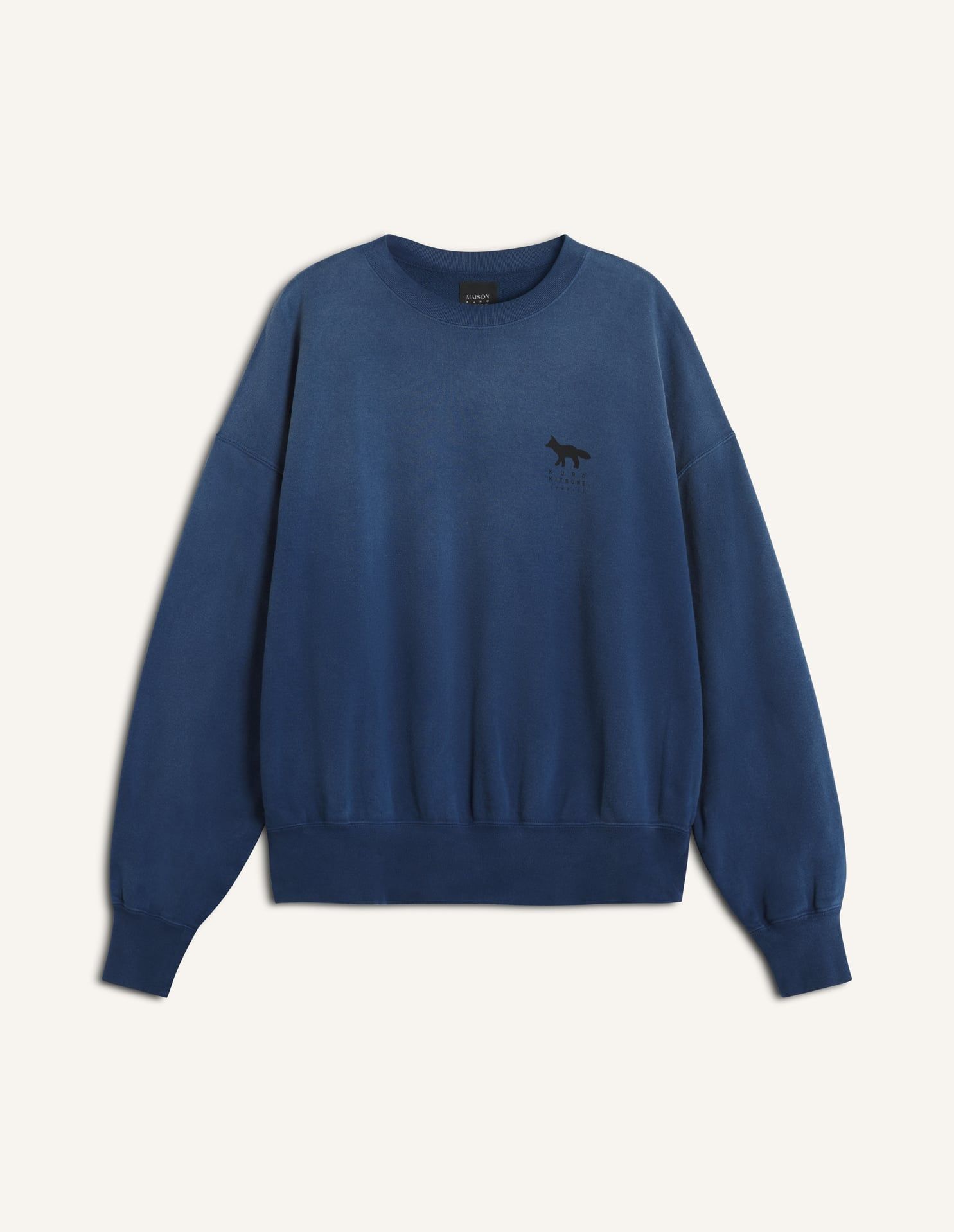 Maison Kitsuné - Áo nỉ unisex MAISON KITSUNE x KURO Sunfaded Fox