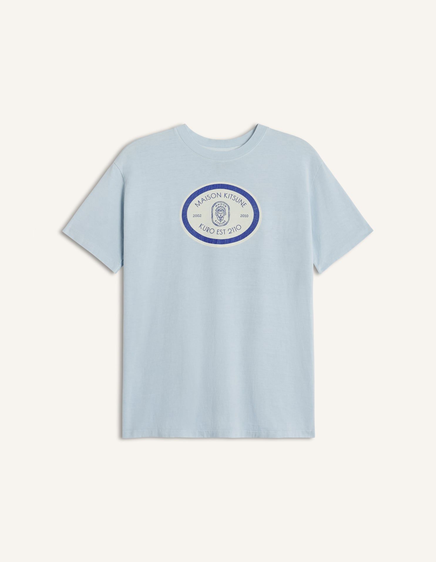Áo thun unisex MAISON KITSUNE x KURO Grand Est. Vintage Wash