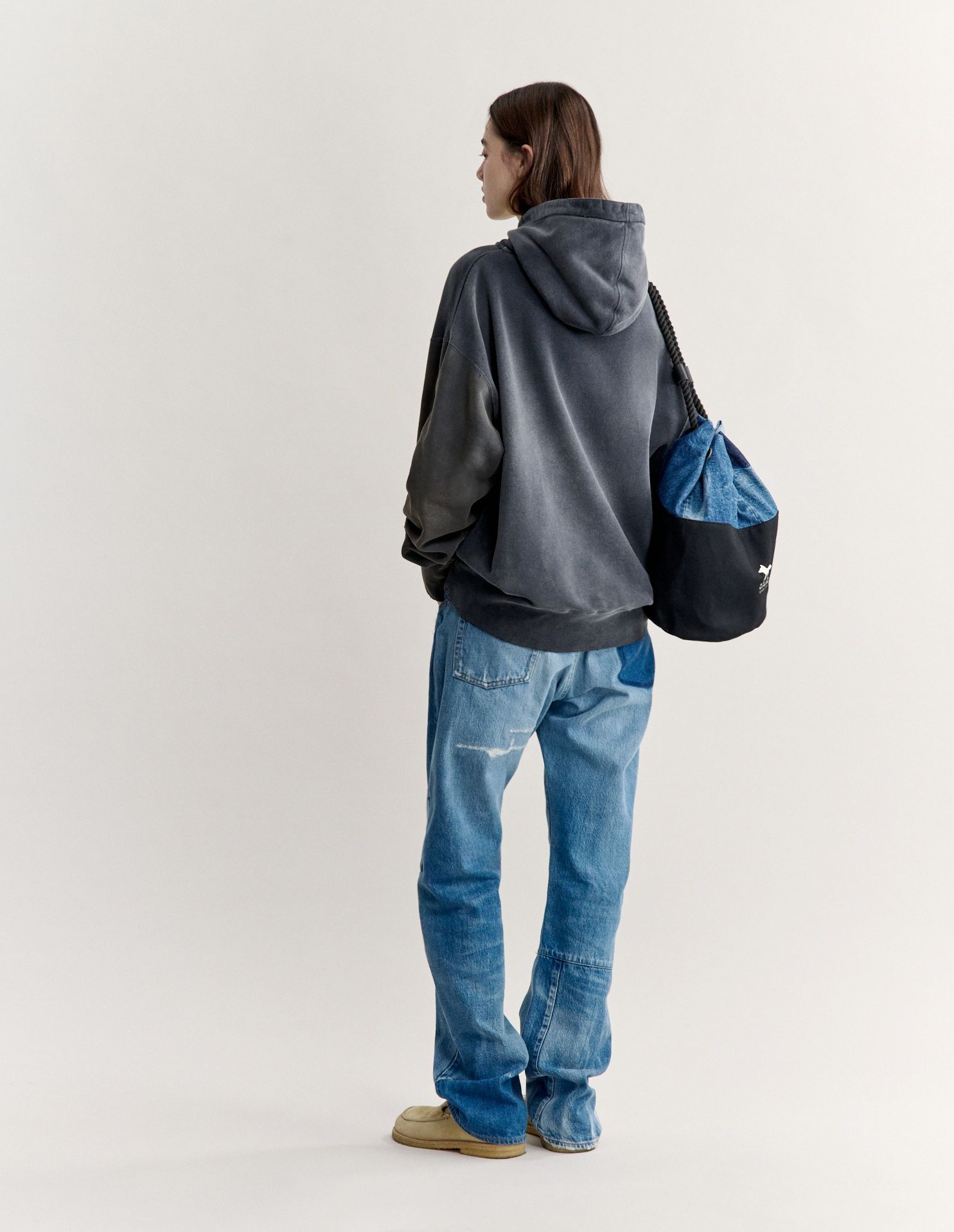 Áo hoodie Maison Kitsuné x Kuro Patchworked Fox