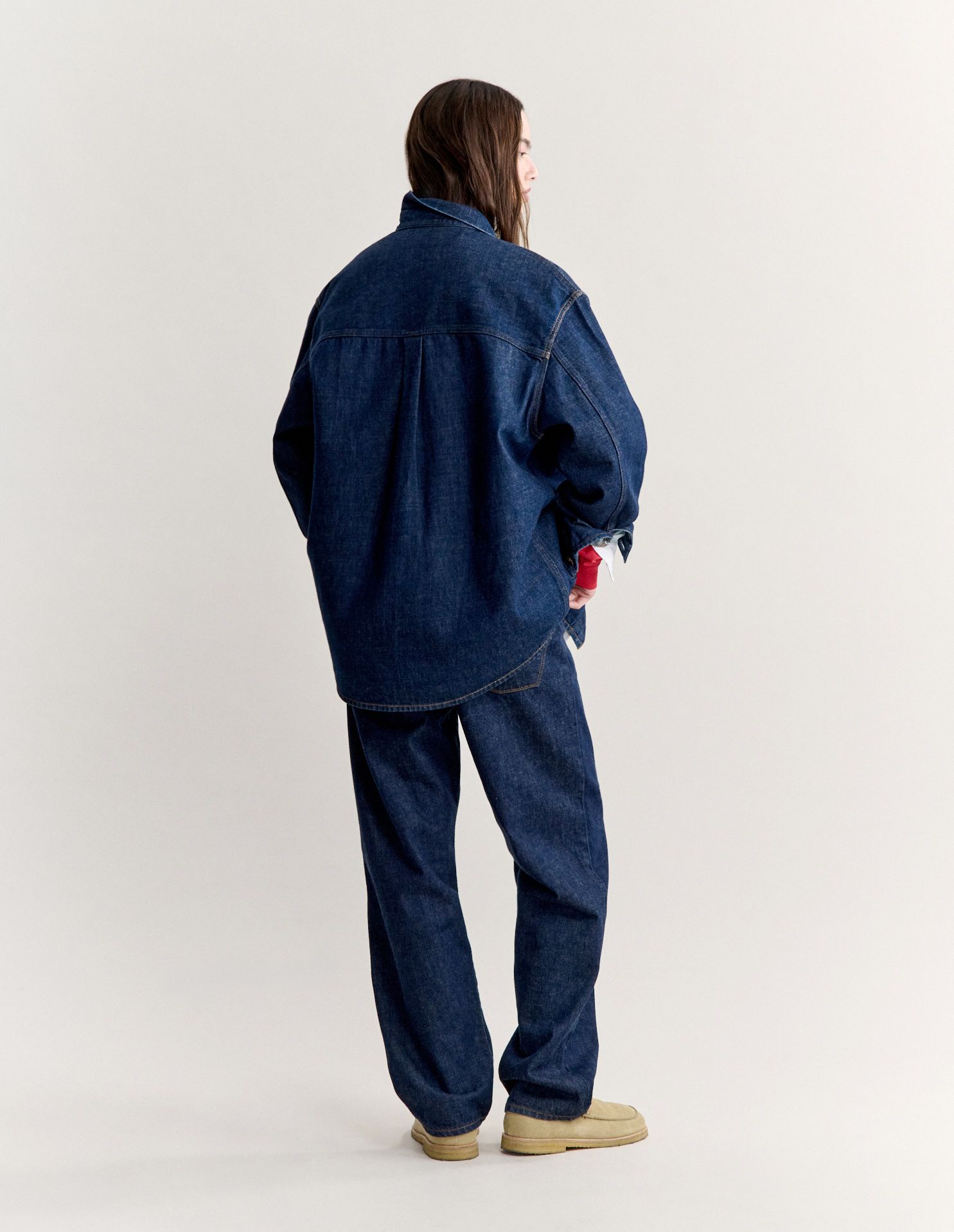 Áo khoác denim Maison Kitsuné x Kuro