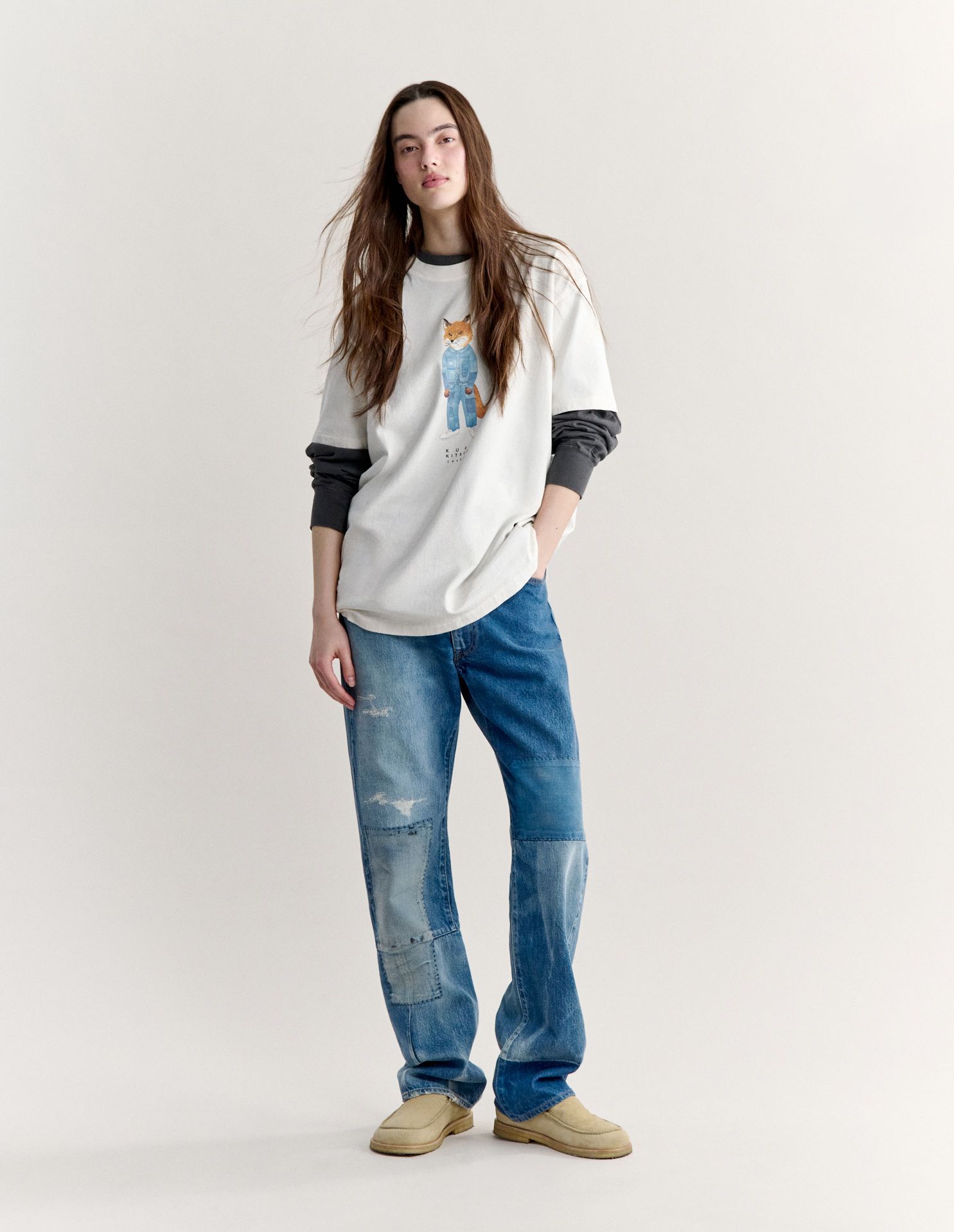 Áo thun Maison Kitsuné x Kuro The Crafted Fox